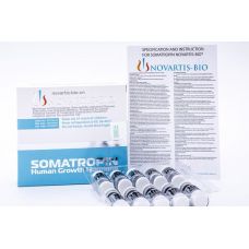 Гормон Роста Novartis Bio Somatropin 10 флаконов по 10 ед