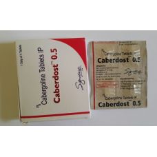 Каберголин (Агалатес, Берголак, Достинекс) 4 таблетки по 0,5мг Индия