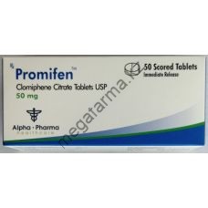 Promifen (Кломид) Alpha Pharma 50 таблеток (1таб 50 мг)