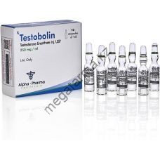 Testobolin (Тестостерон энантат) Alpha Pharma 10 ампул по 1мл (1амп 250 мг)
