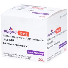 Mounjaro (Tirzepatide) раствор для п/к введ. 4 флакона 0,5 мл по 15 мг в Алматы
