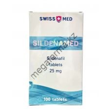 Виагра Swiss Med Sildenamed 100 таблеток (1таб 25 мг) в Алматы