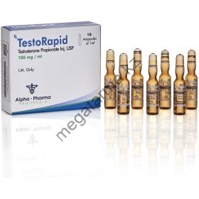 Тестостерон пропионат Alpha Pharma (TestoRapid) 10 ампул по 1мл (1амп 100 мг)