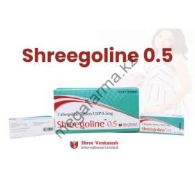 Каберголин Shree Venkatesh 10 таблеток по 0,5мг Индия