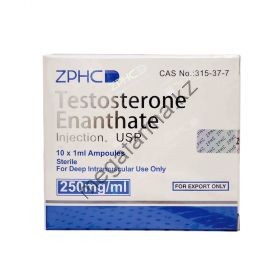 Тестостерон энантат ZPHC 10 ампул по 1мл (1амп 250 мг/1 мл)